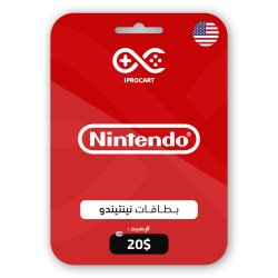 بطاقة نينتيندو اي شوب 20 دولار