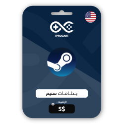 بطاقة ستيم والت - 5 دولار