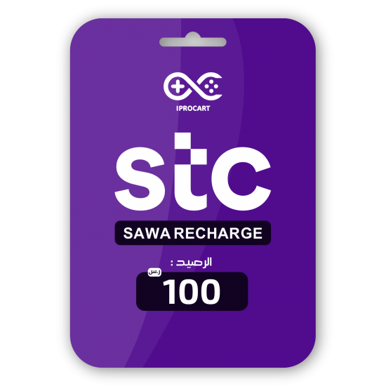 Sawa 100 SAR recharge card