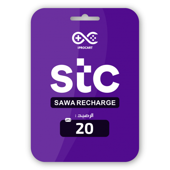 Sawa 20 SAR recharge card